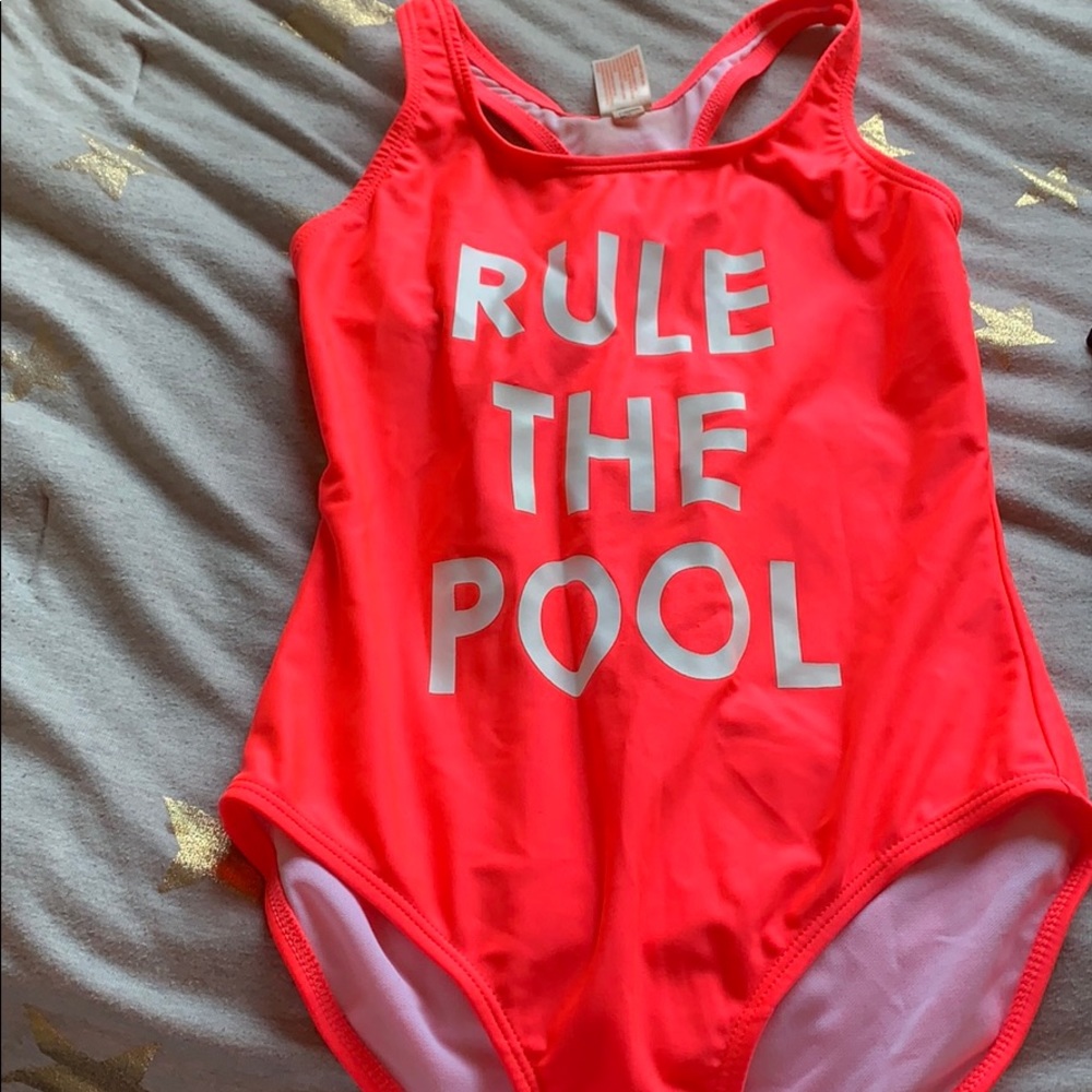 Hot pink swim suit